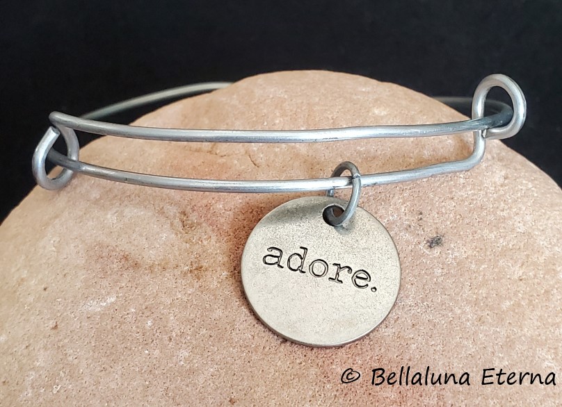 Stainless Steel Adoration Adjustable Bangle